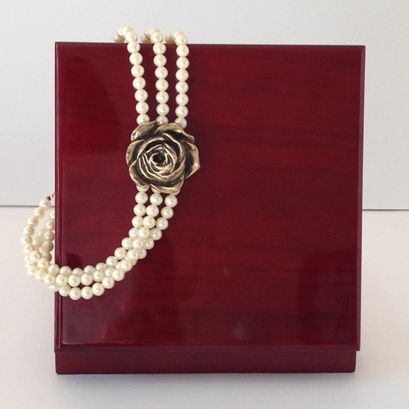 🍃🌹Designed by Paula '3 Tiered' Choker ~ Rose - Picture 4 of 7